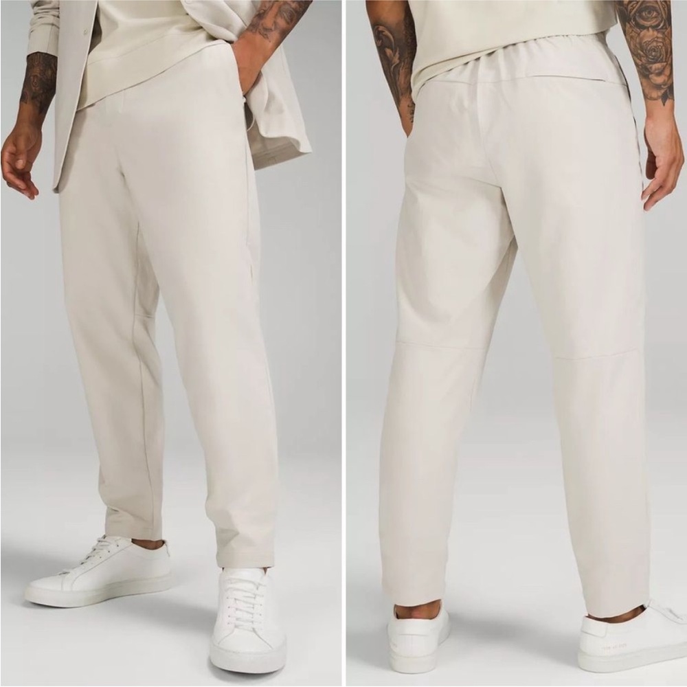 Lululemon New Venture Trouser Pants Pique Fabric Ivory M